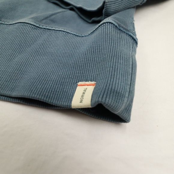 The Normal Brand Long Sleeve Men's Overshirt Blue Pullover Shirt Size XXL - Picture 3 of 9